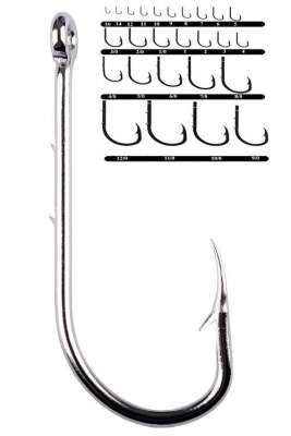 Youvella 1466 Delikli Tırnaklı Papağan Olta İğnesi 100lü Kutu Nikel - 2