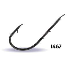 Youvella 1467 Tırnaklı Uzun Papağan Olta İğnesi 100lü Kutu Black Nikel - 2