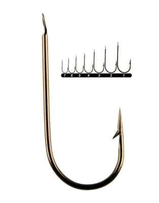 Youvella 1565 Kısa Pala Palet Yem İğnesi 100lü Kutu Bronz - 1