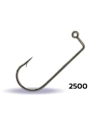 Youvella 2500 Jig Head İğnesi Delikli Uzun 100lü Kutu Nikel - 2