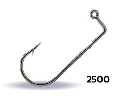 Youvella 2500 Jig Head İğnesi Delikli Uzun 100lü Kutu Nikel - 1