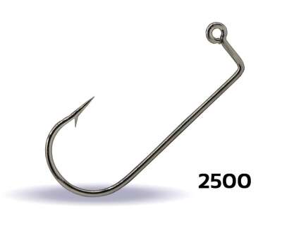 Youvella 2500 Jig Head İğnesi Delikli Uzun 100lü Kutu Nikel - 1