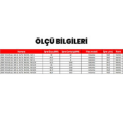 Youvella 2500 Jig Head İğnesi Delikli Uzun 100lü Kutu Nikel - 3