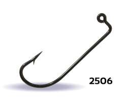 Youvella 2506 Jig Head İğnesi Dövme Delikli Uzun 100lü Kutu Black Nikel - 1