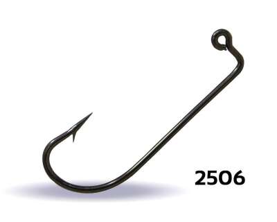 Youvella 2506 Jig Head İğnesi Dövme Delikli Uzun 100lü Kutu Black Nikel - 1