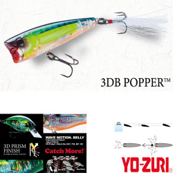 Yozuri 3DB Popper Floating Sahte Balığı - Thumbnail