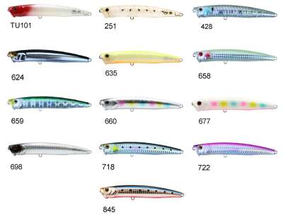 Zipbaits Skinny Pop Floating 130mm Su Üstü Popper 24gr Maket Balık - 1